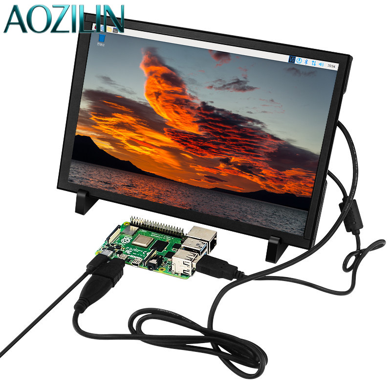 Raspberry Pi 10.1 Inch Capacitive Touch Screen Ips - AOZILIN 5/7/10.1인치 IPS HDMI 디스플레이, 정전식