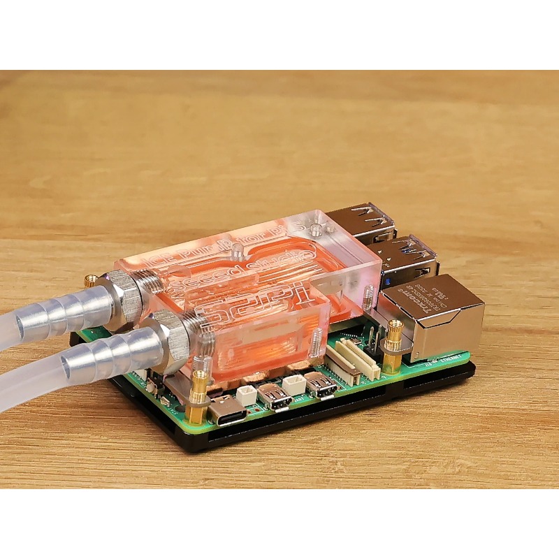 Raspberry Pi Water Cooling Kit - 초박형 라즈베리 파이 5 CPU 수냉
