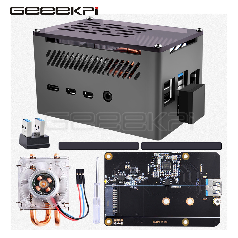 GeeekPi 알루미늄 브릭 케이스 블랙 쉘(M.2 S - Argon One V3 M.2 Nvme Case 리뷰 및 가격