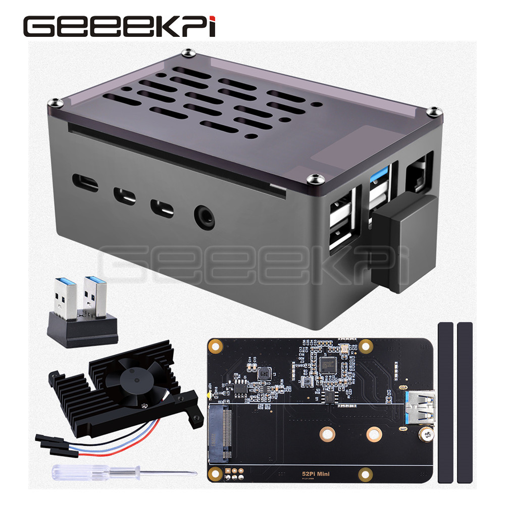 GeeekPi 알루미늄 벽돌 케이스 M.2 SATA S - Argon One V3 M.2 Nvme Case 리뷰 및 가격
